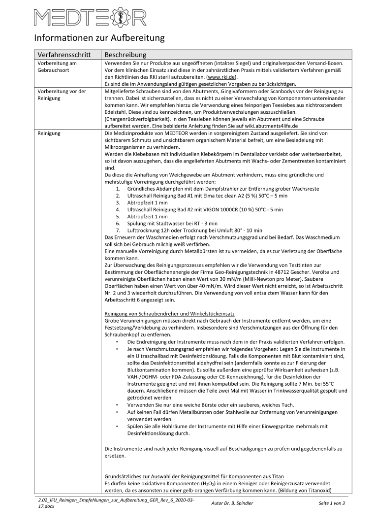 2.02_IFU_Reinigen_Empfehlungen_zur_Aufbereitung_GER_Rev_6_2020-03-17